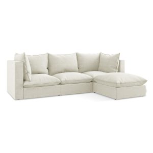 LaMiaSofa hoekbank rechts Ravenna – bouclé – zand – 255x165x77 LaMiaSofa hoekbank rechts Ravenna – bouclé – zand – 255x165x77