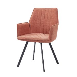 Livingfurn eetkamerstoel Louise Blush – stof – 1 stuk Livingfurn eetkamerstoel Louise Blush – stof – 1 stuk