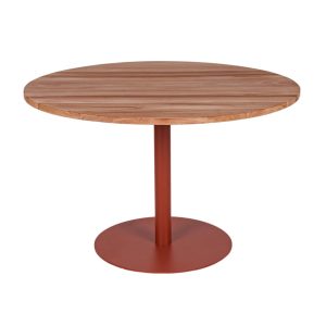 MaximaVida ronde eettafel Java roestbruin 120 cm – zware 60 kg uitvoer MaximaVida ronde eettafel Java roestbruin 120 cm – zware 60 kg uitvoer