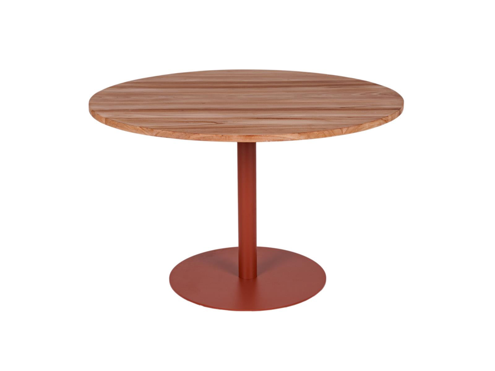MaximaVida ronde eettafel Java roestbruin 120 cm - zware 60 kg uitvoer