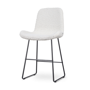 Nolon Nino-Fé Barkruk Teddy Gebroken Wit – Zwart Onderstel – 65 cm Nolon Nino-Fé Barkruk Teddy Gebroken Wit – Zwart Onderstel – 65 cm