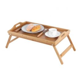 Bamboe dienblad voor op bed