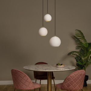 Lucide hanglamp BINA – 3xE27 – Wit Lucide hanglamp BINA – 3xE27 – Wit