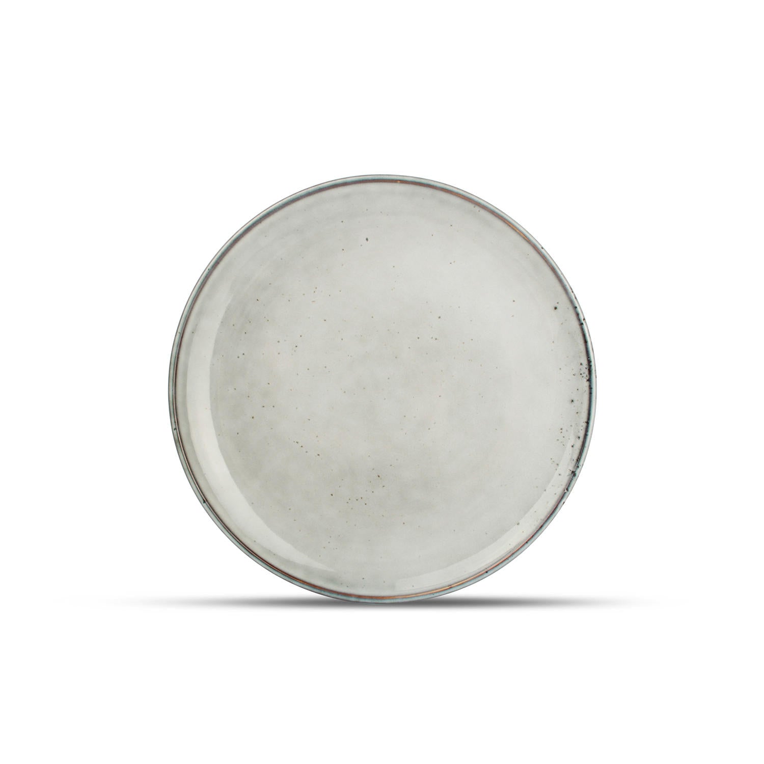 Ona - Plat bord 19,5cm groen Freckles - Set van 4