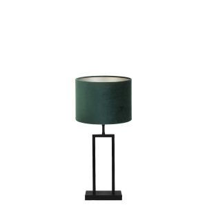Light & Living tafellamp Shiva/Velours – zwart, donkergroen – 30x30x62 Light & Living tafellamp Shiva/Velours – zwart, donkergroen – 30x30x62