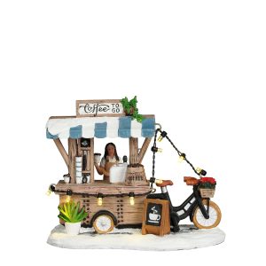 LuVille Kerstdorp Miniatuur Coffee to go – L14 x B8 x H11 cm LuVille Kerstdorp Miniatuur Coffee to go – L14 x B8 x H11 cm