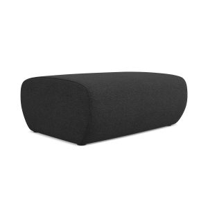 LaMiaSofa Poef Palermo – chenille stof – antraciet – 100x70x39 LaMiaSofa Poef Palermo – chenille stof – antraciet – 100x70x39