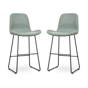 Nolon Nino-Fé Barkrukken Set van 2 – Zacht Groen – Zwart – 75 cm Nolon Nino-Fé Barkrukken Set van 2 – Zacht Groen – Zwart – 75 cm