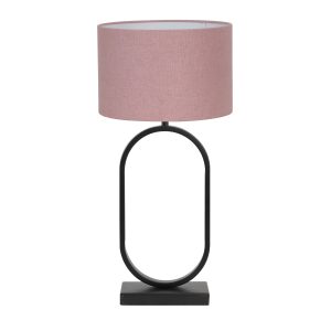 Light & Living tafellamp Jamiri/Livigno – zwart, roze – 30x30x67cm Light & Living tafellamp Jamiri/Livigno – zwart, roze – 30x30x67cm