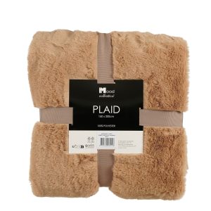 Mica Decorations Bronte Fleece Deken – L200 x B150 cm – Beige Mica Decorations Bronte Fleece Deken – L200 x B150 cm – Beige
