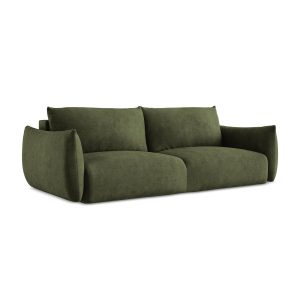 LaMiaSofa 3-zits slaapbank Savona – chenille stof – olijf – 230x105x90