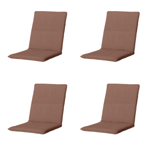 Madison stapelstoelkussen Panama – bruin – 97x49x5cm – set van 4 Madison stapelstoelkussen Panama – bruin – 97x49x5cm – set van 4