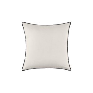 Madura Kussenovertrek Carlina kalksteen en zwarte hommel 40×40 cm Madura Kussenovertrek Carlina kalksteen en zwarte hommel 40×40 cm