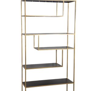 Light & Living kast YLAYA – 100x35x203cm – goud Light & Living kast YLAYA – 100x35x203cm – goud