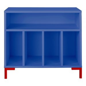 Kinderrek in blauw MDF Kinderrek in blauw MDF