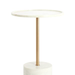 Light & Living bijzettafel CIVITA – Ø41×53 cm – wit Light & Living bijzettafel CIVITA – Ø41×53 cm – wit
