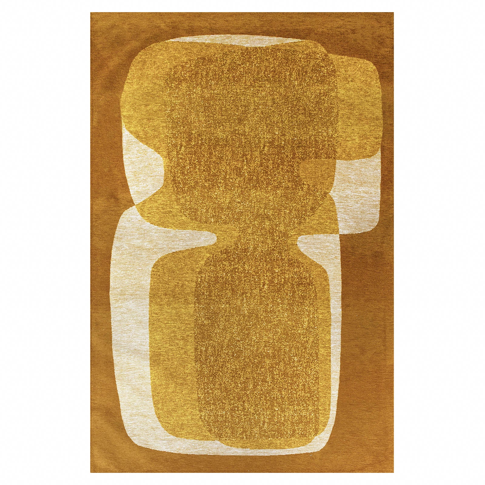 Lola&Moi vloerkleed Curry - geel - 240x340cm
