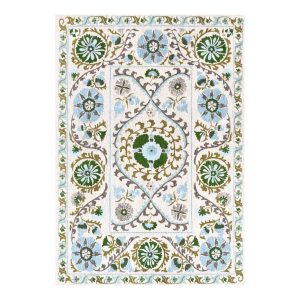 Louis De Poortere vloerkleed Slavia – wit – 240x340cm Louis De Poortere vloerkleed Slavia – wit – 240x340cm