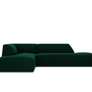 Micadoni linker hoekbank Ruby 4-zits, flueel, flessengroen – 180x273x6 Micadoni linker hoekbank Ruby 4-zits, flueel, flessengroen – 180x273x6