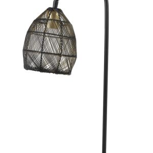 Light & Living tafellamp MEYA – 23x18x60cm – zwart Light & Living tafellamp MEYA – 23x18x60cm – zwart
