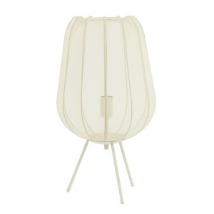Light & Living tafellamp Plumeria – bruin – Ø34cm Light & Living tafellamp Plumeria – bruin – Ø34cm