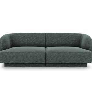 Micadoni Bank Miley 2-zits, chenille, olie – 90x180x70cm Micadoni Bank Miley 2-zits, chenille, olie – 90x180x70cm