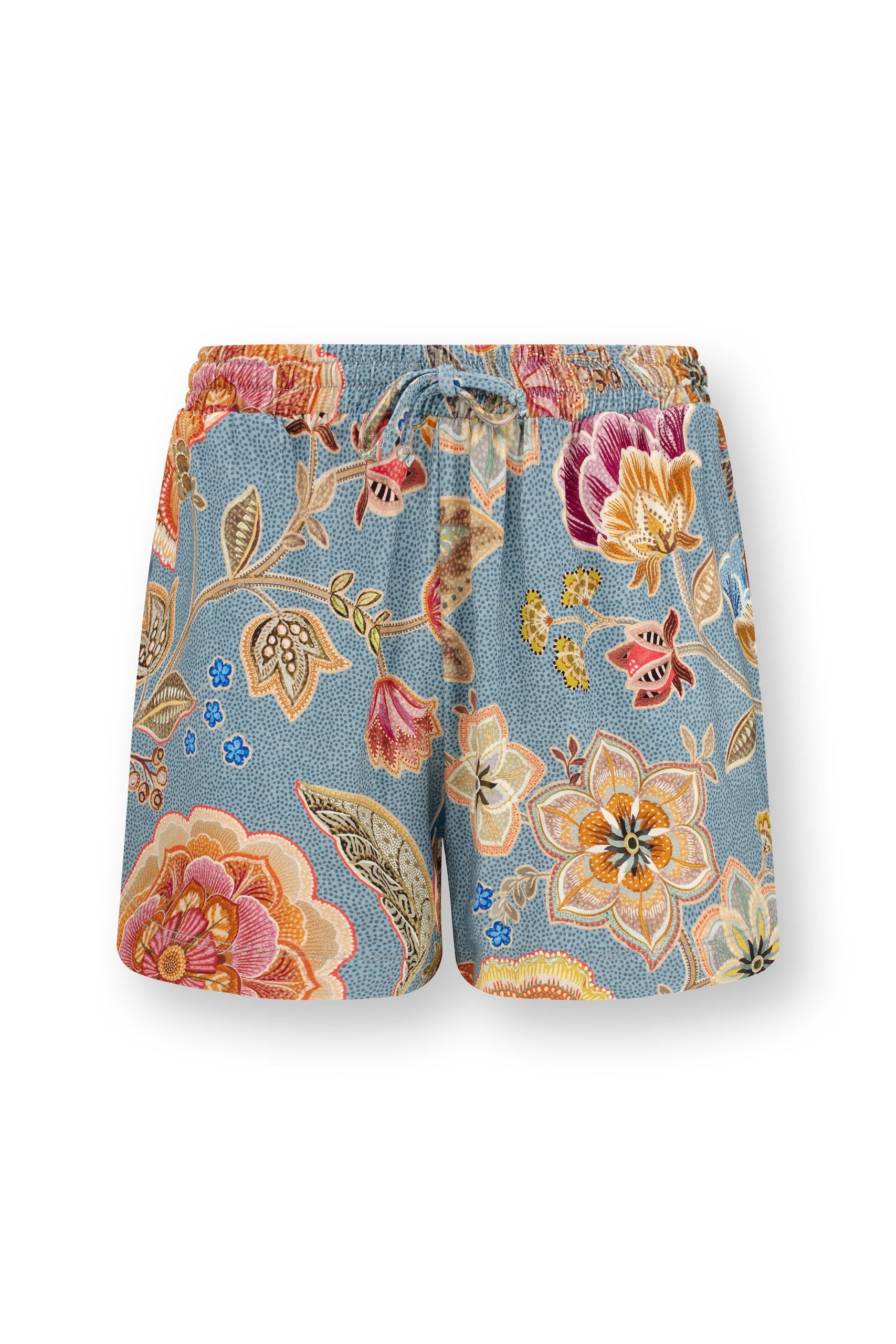 Pip Studio - Bob Korte pyjamabroek - Dames - Matata - Blauw - S