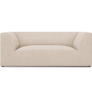Micadoni Bank Ruby 2-zits, structurele stof, beige – 93x174x69cm Micadoni Bank Ruby 2-zits, structurele stof, beige – 93x174x69cm