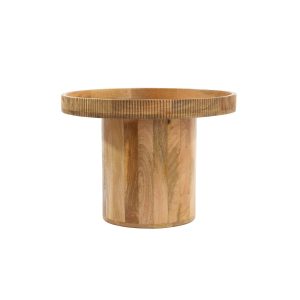 Light & Living bijzettafel Kalomo – bruin – Ø60cm Light & Living bijzettafel Kalomo – bruin – Ø60cm