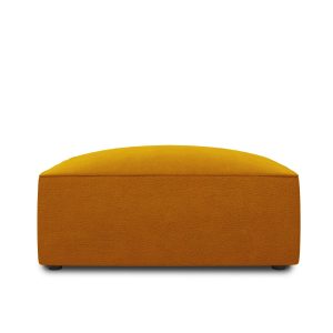 Micadoni Poef Ruby flueel, geel – 93x93x40cm Micadoni Poef Ruby flueel, geel – 93x93x40cm