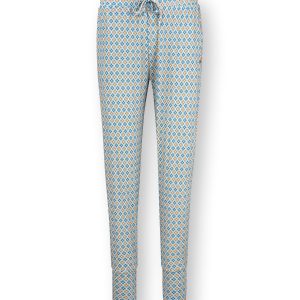 Pip Studio – Bobien Long Pajama Pants Women – Mojo – Blue – S Pip Studio – Bobien Long Pajama Pants Women – Mojo – Blue – S