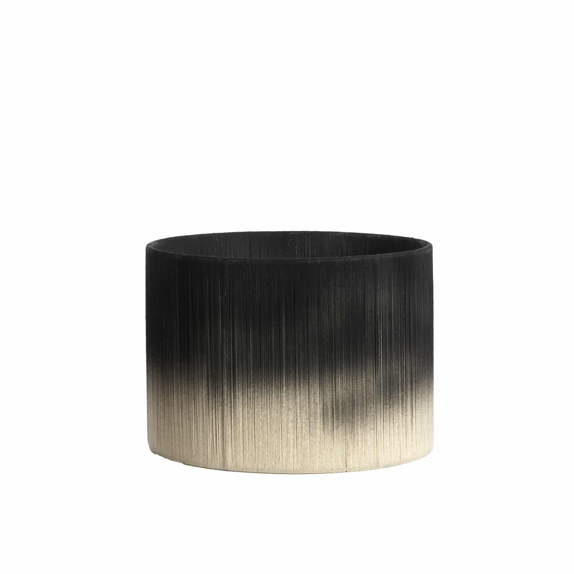 Light & Living lampenkap Tossa - zwart - 35x35x25cm