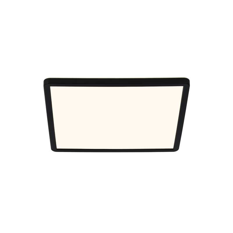 Nordlux Oja Plafondlamp - LED - 3000/4000K - Zwart - Vierkant