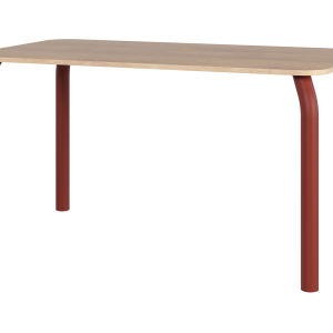 noo.ma Meko eettafel 140 x 80 cm – eikenfineer, stalen frame, Auburn R noo.ma Meko eettafel 140 x 80 cm – eikenfineer, stalen frame, Auburn R