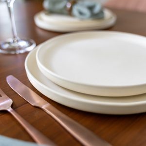 Mimo Homeware ontbijtbord Dreamy Ivory – 22,5 cm – set van 2 Mimo Homeware ontbijtbord Dreamy Ivory – 22,5 cm – set van 2