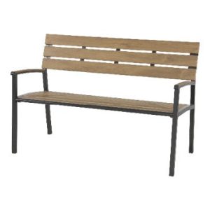 Lesli Living loveseat Arezzo – zwart – 120x56x85,5cm Lesli Living loveseat Arezzo – zwart – 120x56x85,5cm
