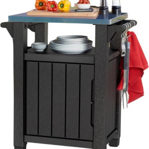 Keter Unity Classic BBQ tafel – 76,4x52x90cm – 93L – Grafiet Keter Unity Classic BBQ tafel – 76,4x52x90cm – 93L – Grafiet