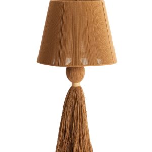 Light & Living tafellamp ESPINO – geel – Ø31x58cm