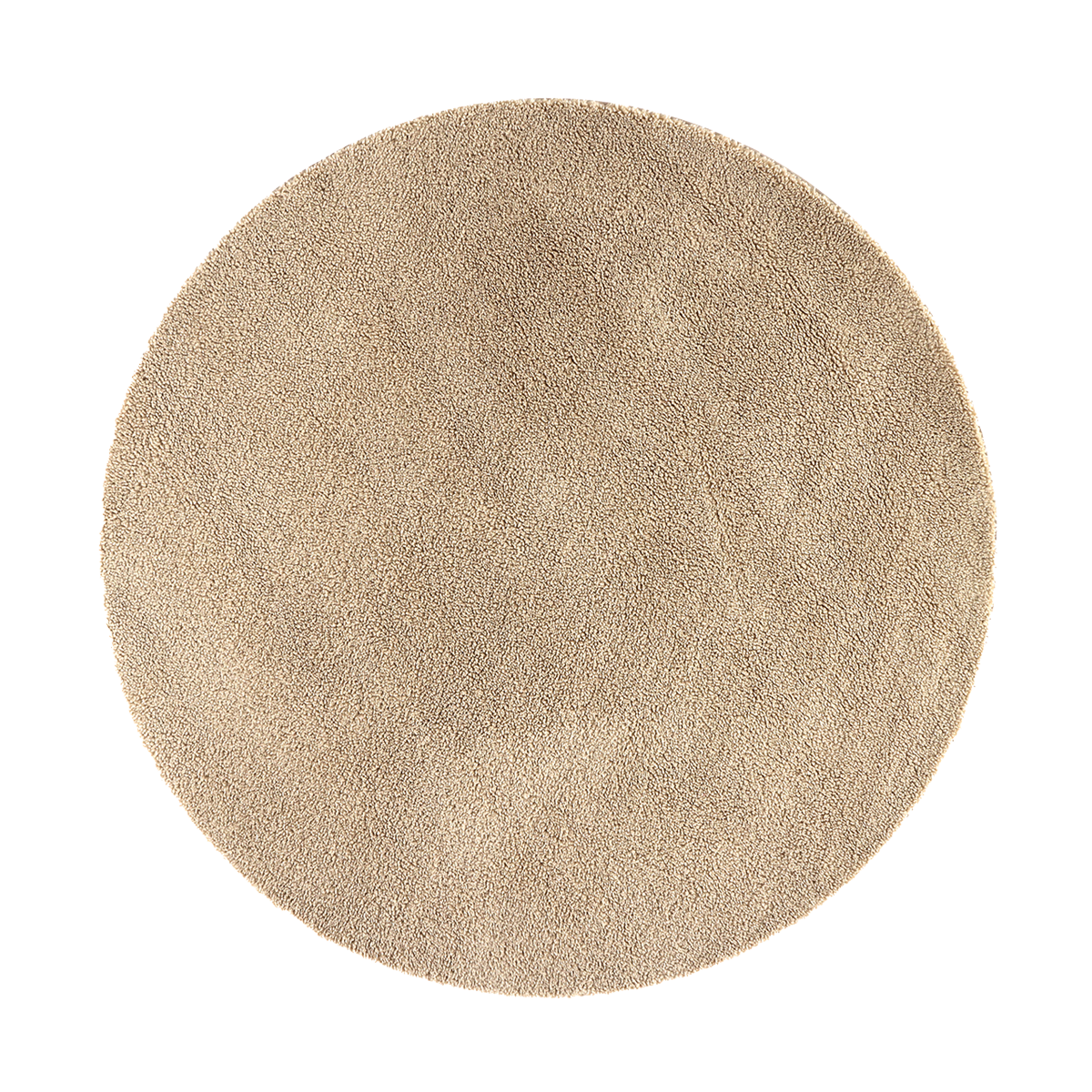 Nest living vloerkleed Metta -rond -teddystof - beige - Ø 200 cm