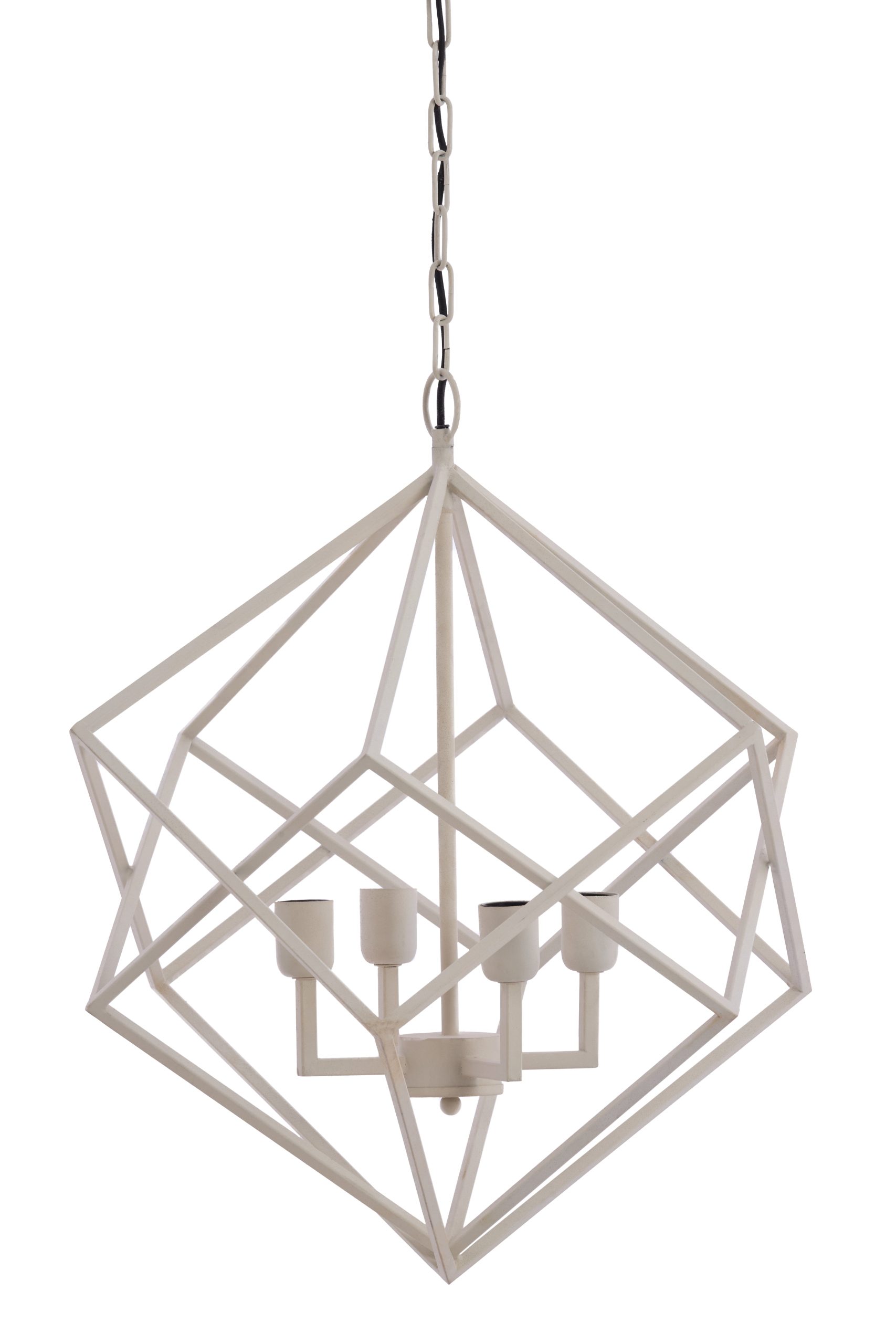 Light & Living hanglamp DRIZELLA - wit - Ø61x68cm