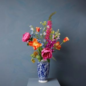 Madame Fleurie Floral Symphony Grande Boeket inclusief Vaas – Luxe Zij