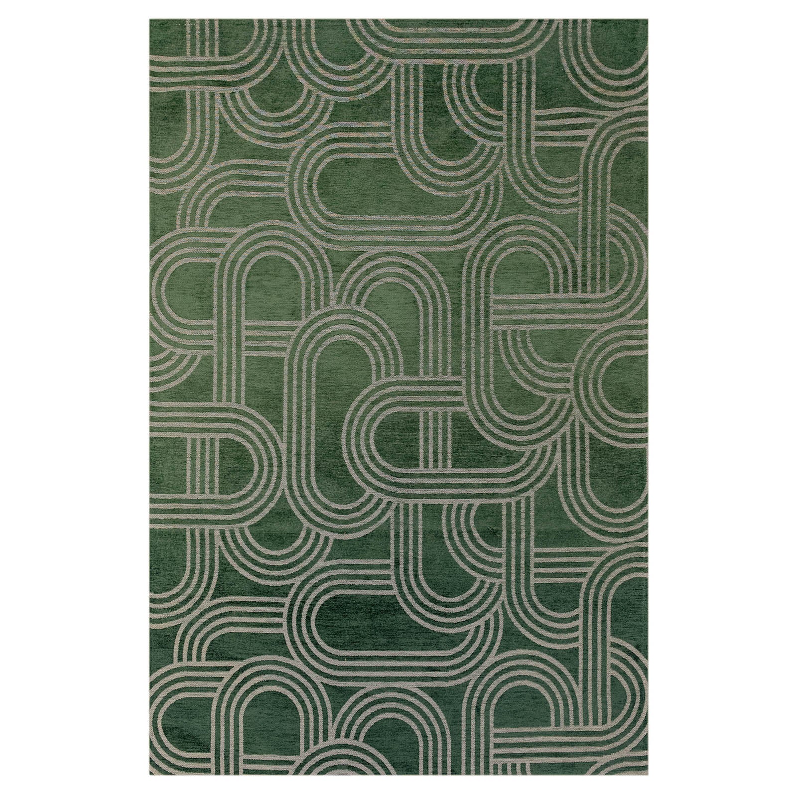 Lola&Moi vloerkleed Green Dream - groen - 240x340cm