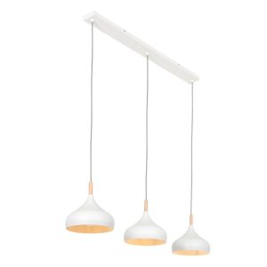 Mexlite hanglamp 3099w – 3 lichts – 106x 180 cm – wit Mexlite hanglamp 3099w – 3 lichts – 106x 180 cm – wit