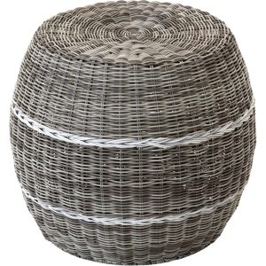 Lesli Living poef Laos – beige – Ø46x40cm Lesli Living poef Laos – beige – Ø46x40cm