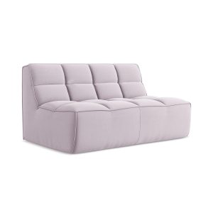 LaMiaSofa Tweezits modulaire bank Belluno – velours – lavendel – 160×9