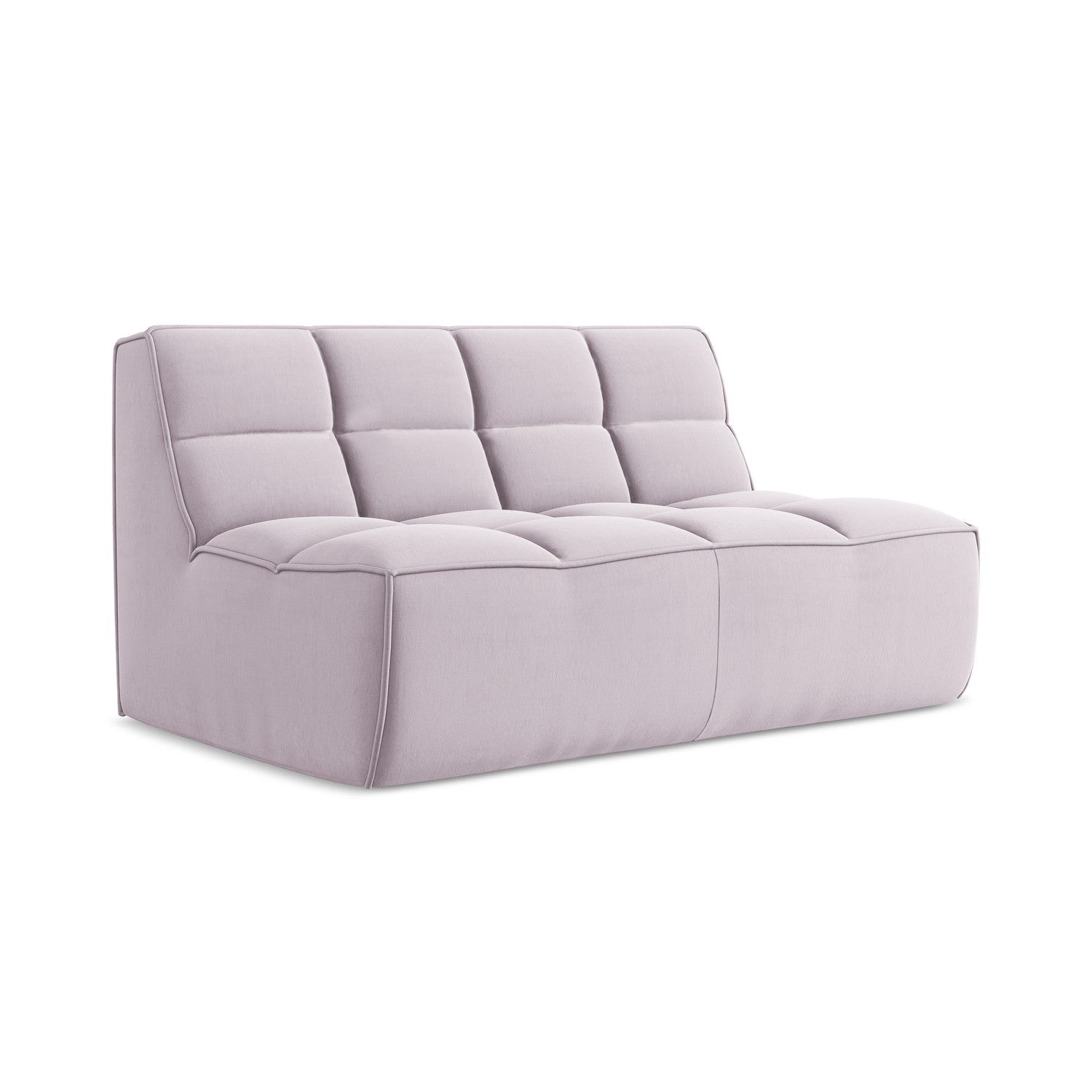 LaMiaSofa Tweezits modulaire bank Belluno - velours - lavendel - 160x9