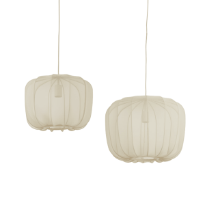 Light & Living hanglamp Plumeria – zand – Ø50cm Light & Living hanglamp Plumeria – zand – Ø50cm