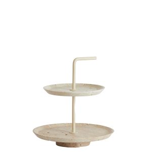 Light & Living etagere CAGLIO – Ø24x26cm – bruin Light & Living etagere CAGLIO – Ø24x26cm – bruin