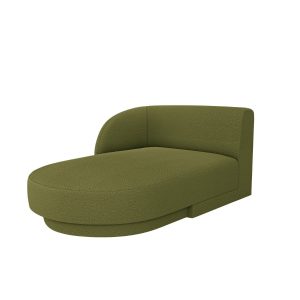 Micadoni linker meridiaan Miley 2-zits, boucle donker olijfgroen – 156 Micadoni linker meridiaan Miley 2-zits, boucle donker olijfgroen – 156