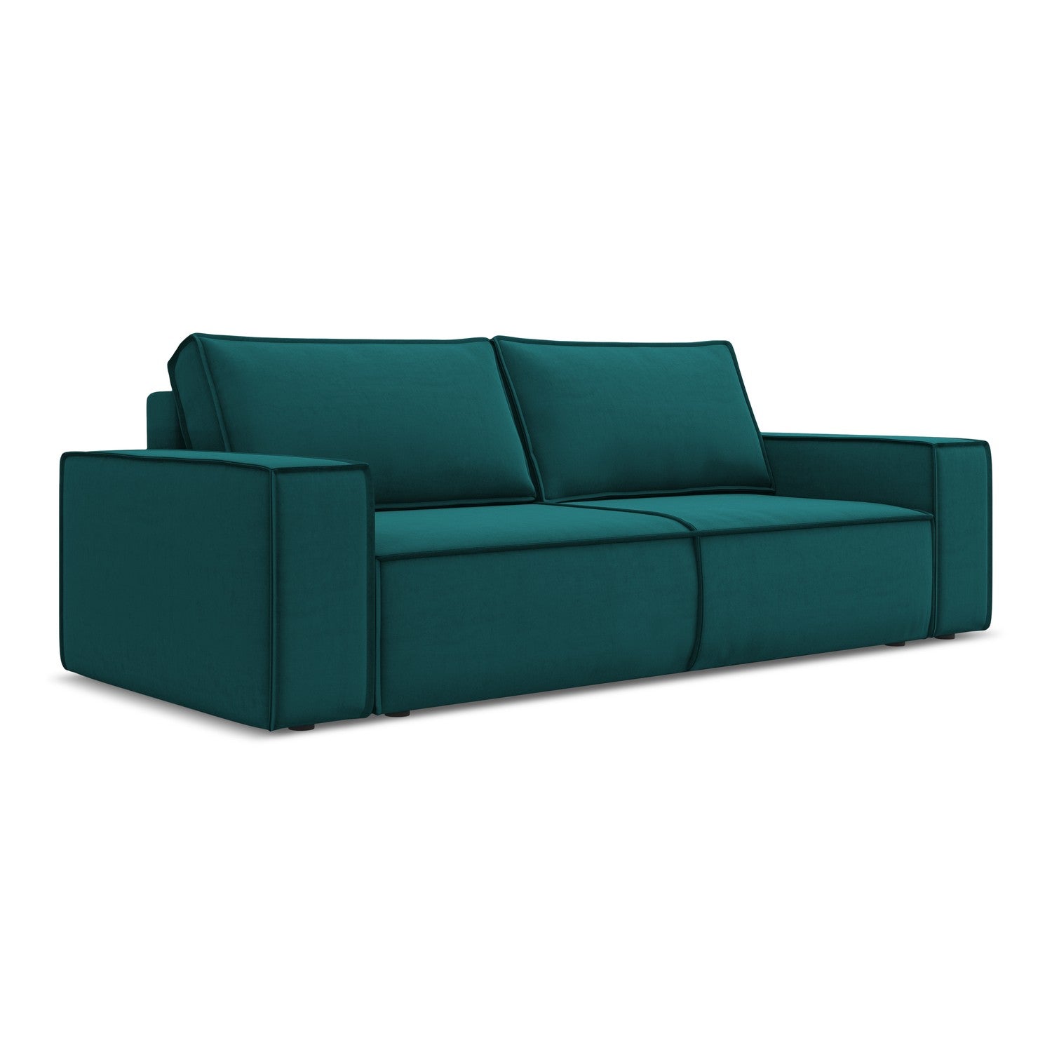 LaMiaSofa 3-zits slaapbank Livorno - velours - marien - 255x105x85